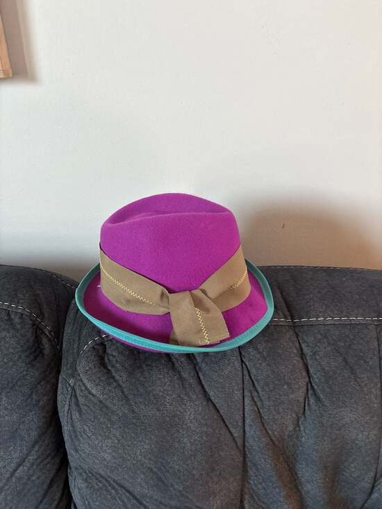 Vintage Grace Hats Asymmetry Morry Purple main image 6